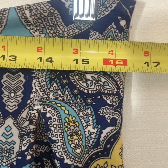 INC Pleated Skater Skirt, Size 10 Paisley Print - Picture 5 of 6